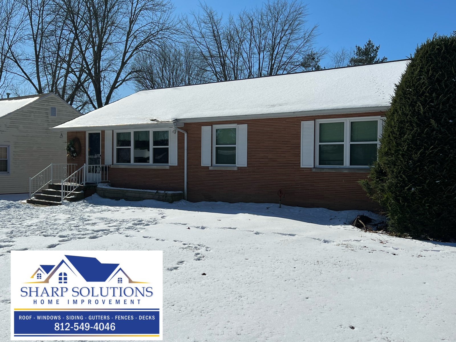 Window overlooking patio