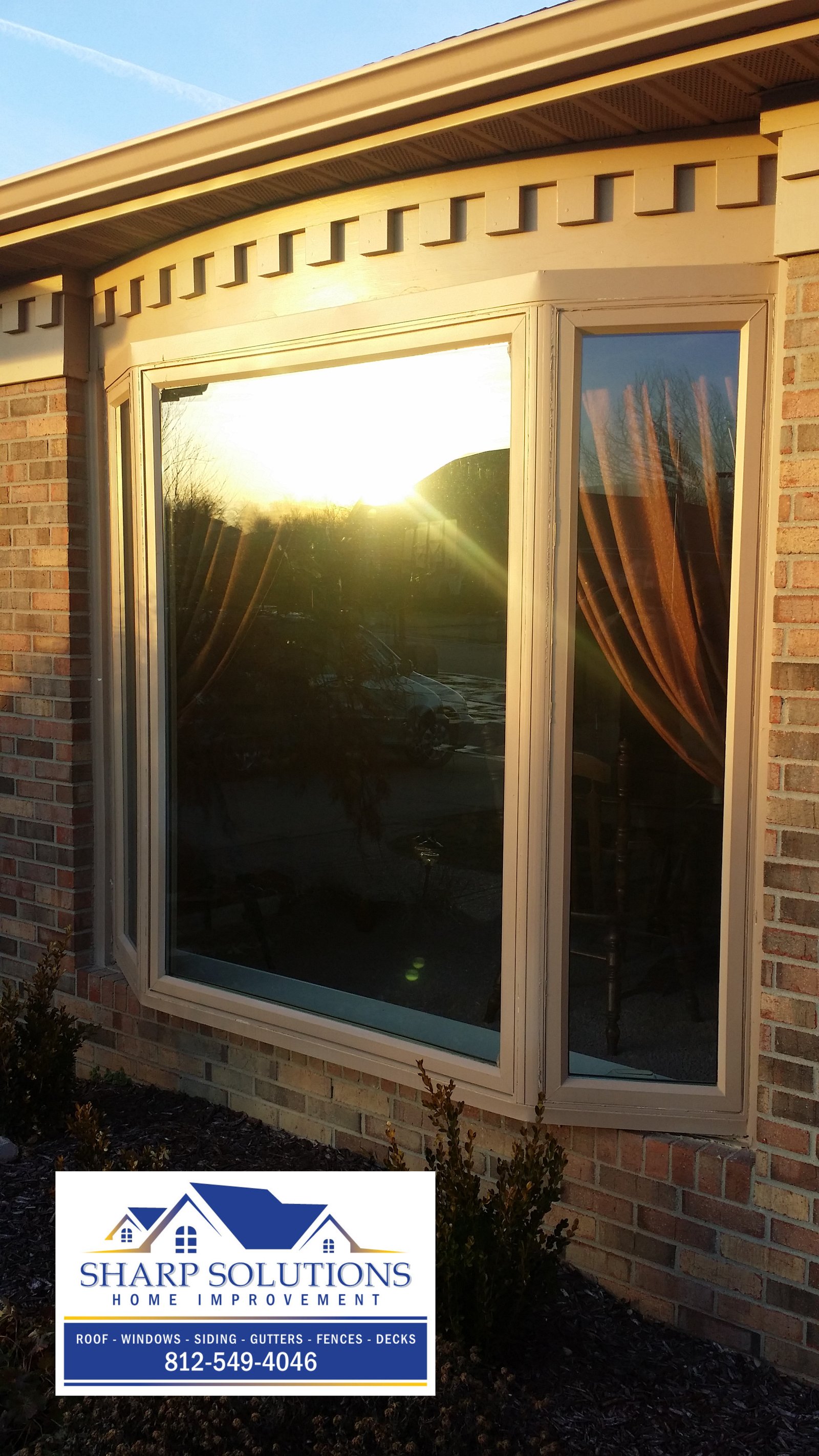Window overlooking patio