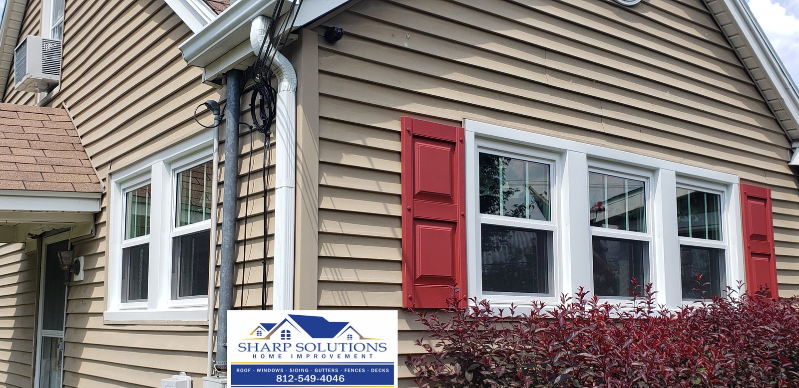 Window overlooking patio