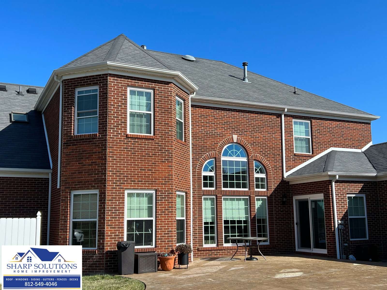 Window overlooking patio